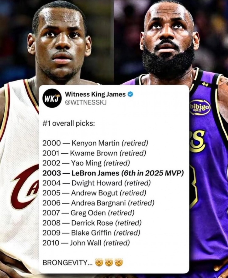 开云下载-新世纪前11位状元：仅41岁老詹还在打 姚明罗斯格里芬沃尔已退役